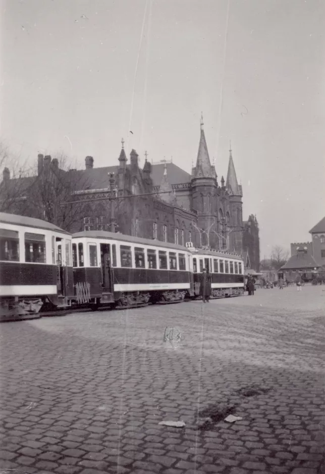 Archivfoto: Hannover Straßenbahnlinie 11 nahe bei Rethen (Leine) (1928)