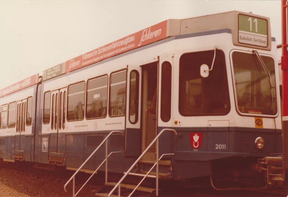 Archivfoto: Zürich Gelenkwagen 2011 am Internationale Verkehrs-Ausstellung, Hamborg (1979)