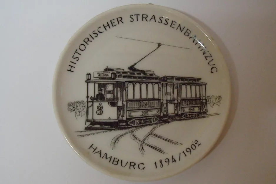 Aschenbecher: Schönberger Strand Museumslinie mit Triebwagen 656 auf Museumsbahnen Schönberger Strand (1981)