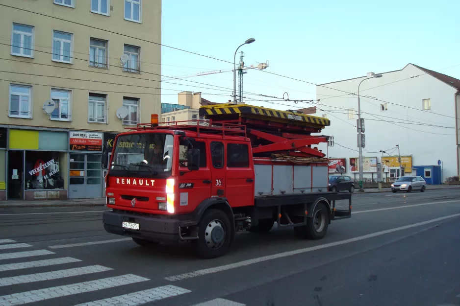 Bratislava Autoturmwagen 36 auf Špitálska (2014)