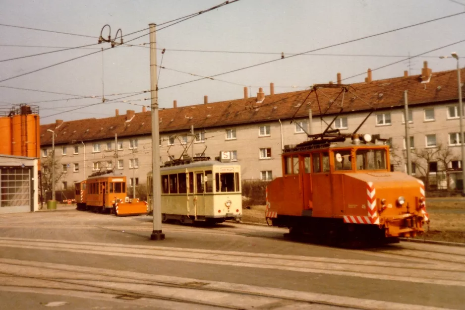 Braunschweig Arbeitswagen 415 vor Helmstedter Str. (1980)