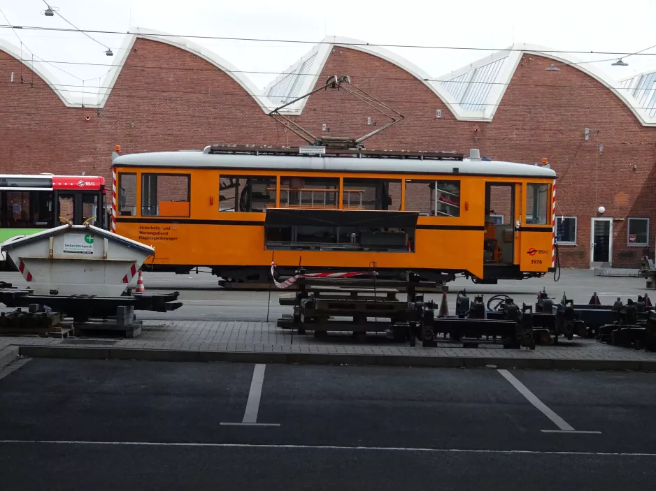 Bremen Arbeitswagen EGW 3976 am Depot BSAG - Zentrum (2021)