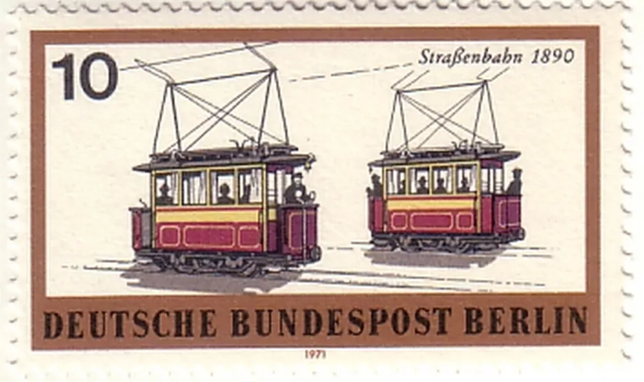 Briefmarke: Berlin (1971)