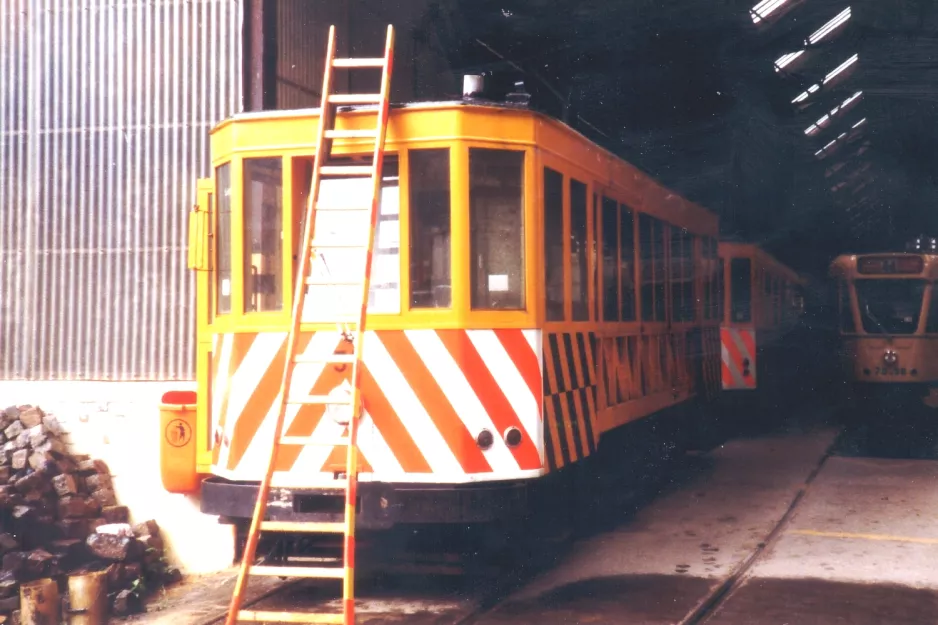 Brüssel Arbeitswagen 5 am Woluwe / Tervurenlaan (1981)