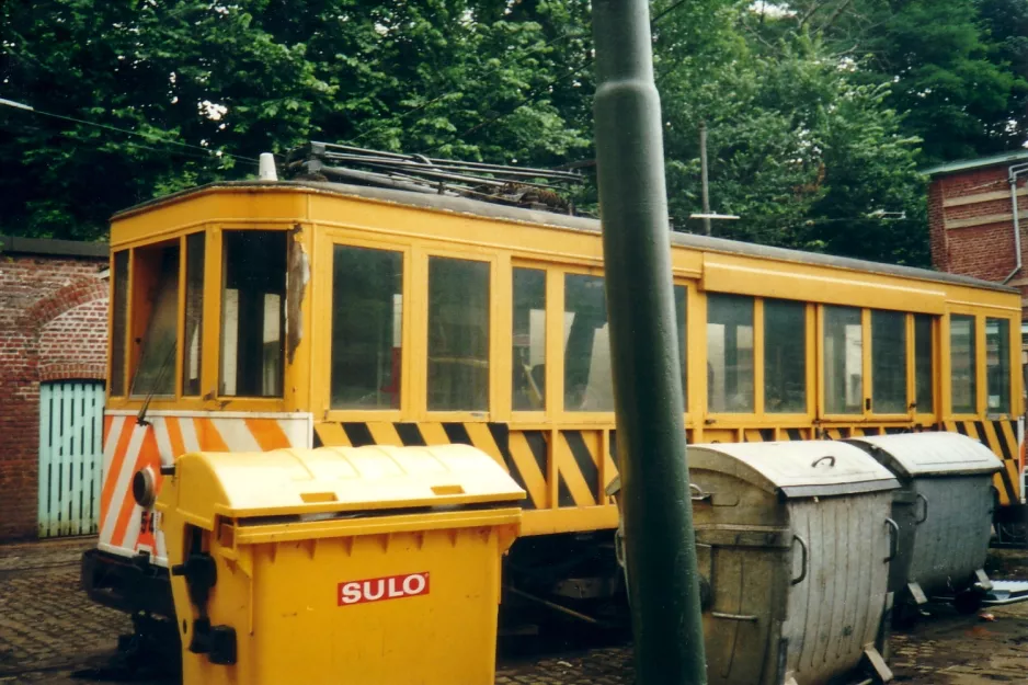 Brüssel Arbeitswagen 54 vor dem Depot Woluwe / Tervurenlaan (2002)