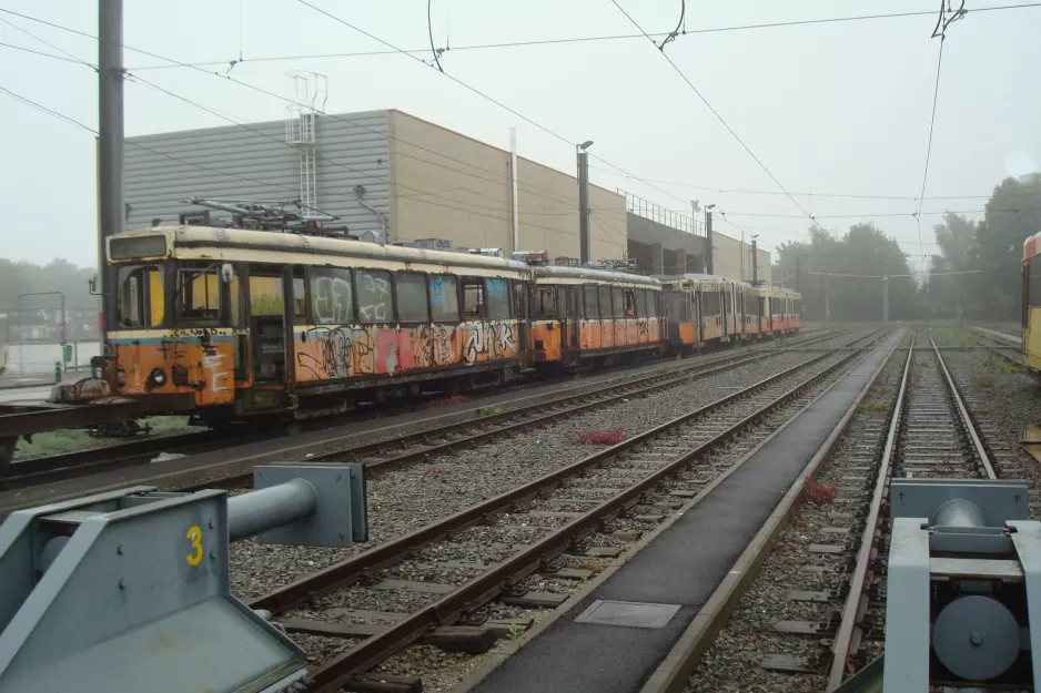 Charleroi Triebwagen 9178 am Jumet (2014)