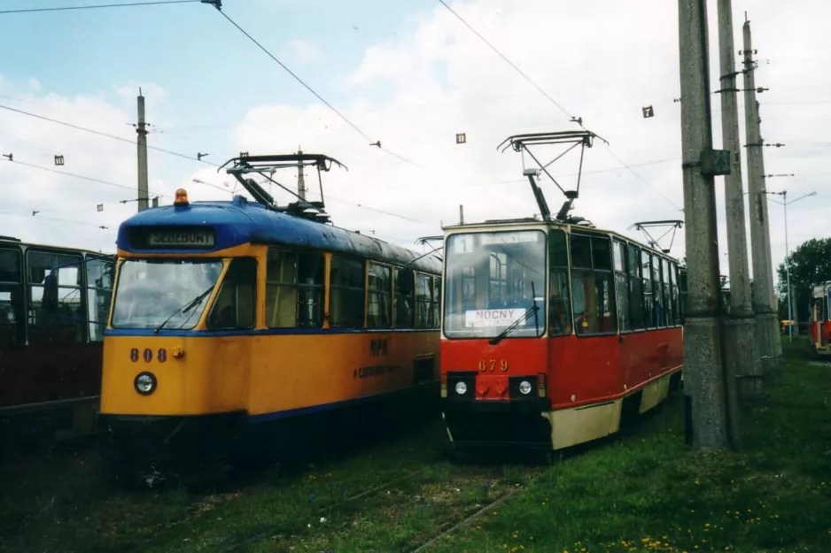 Częstochowa Arbeitswagen 808 am MPK Częstochowa (2004)