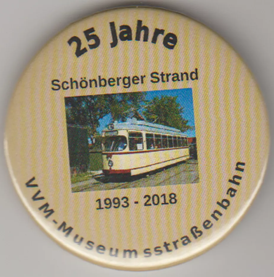 Dienstmarke: Schönberger Strand Museumslinie mit Triebwagen 241 (2018)