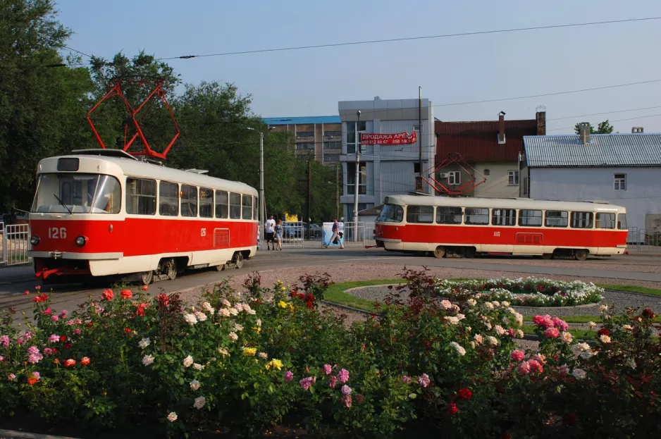 Donezk Triebwagen 126 am wuł. Czerwonoarmijśka (2012)