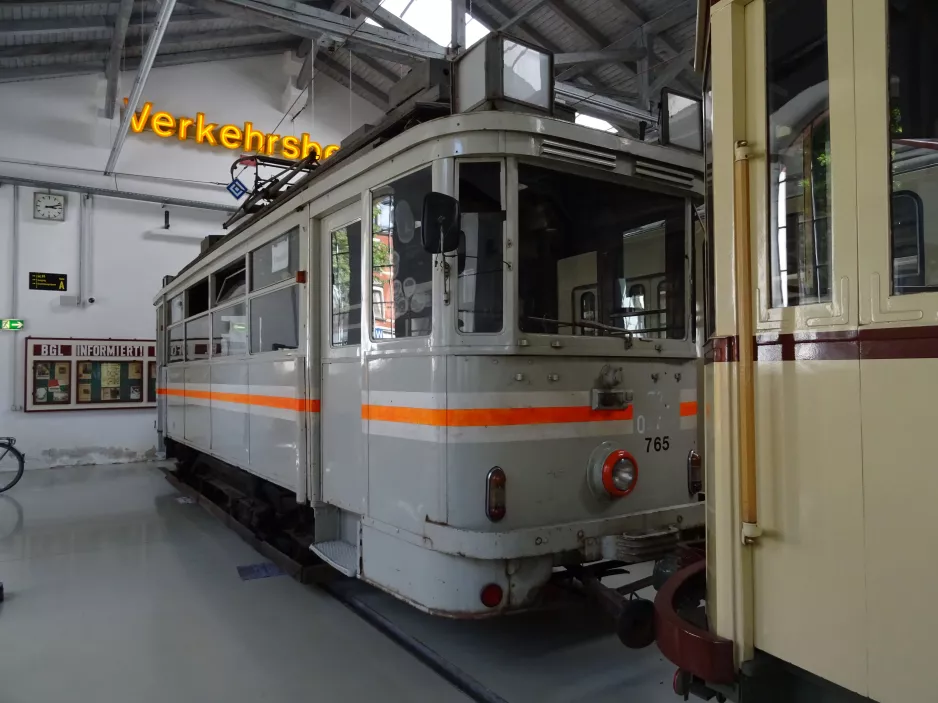Dresden Arbeitswagen 765 im Straßenbahnmuseum (2019)