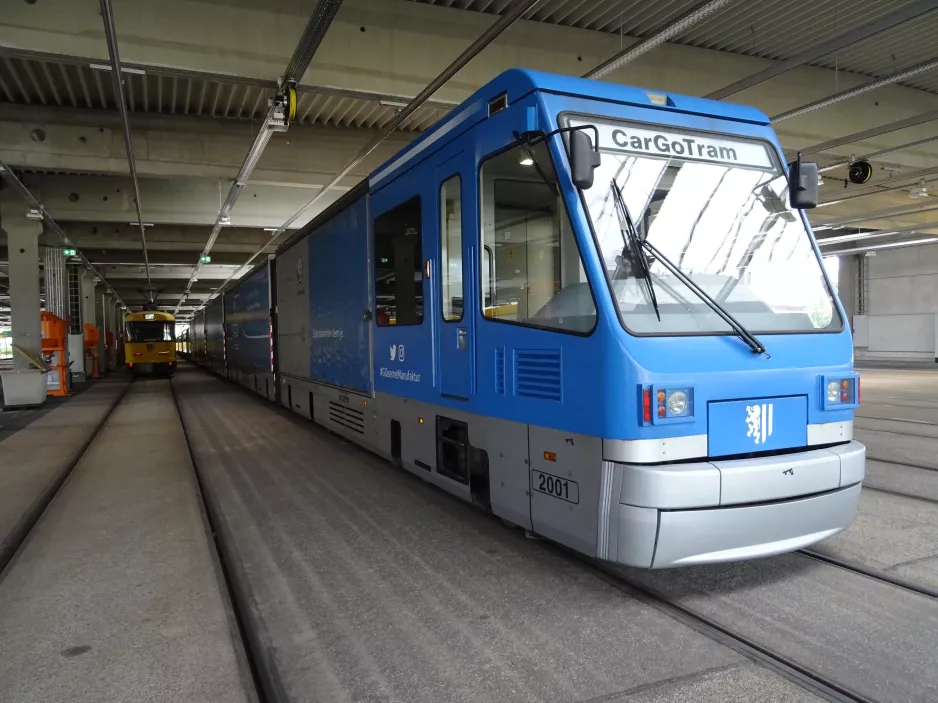 Dresden Motorgüterwagen 2001 am Betriebshof Trachenberge (2019)