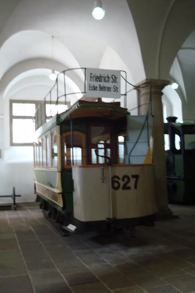 Dresden Pferdestraßenbahnwagen 627 auf Verkehrsmuseum (2011)