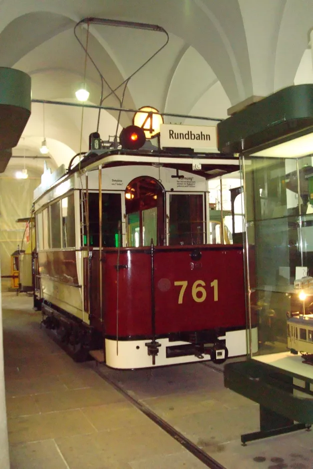 Dresden Triebwagen 761 auf Verkehrsmuseum (2011)