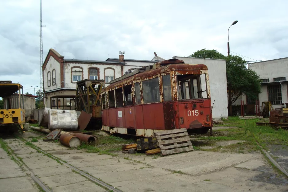 Elbląg Triebwagen 059 am TE Depot (2011)