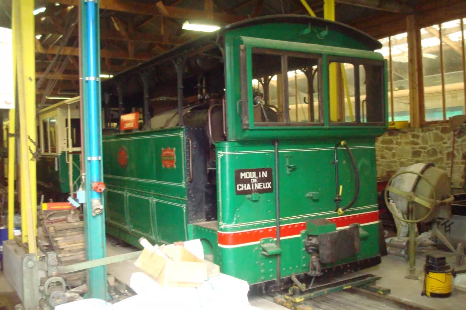 Erezée Dampftriebwagen 1076 innen Tramway Touristique de l'Aisne (2014)