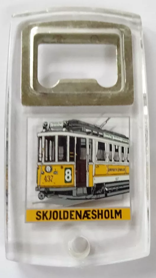 Flaschenöffner: Skjoldenæsholm Triebwagen 437 (1991)