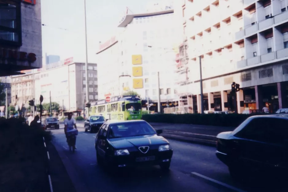 Frankfurt am Main Straßenbahnlinie 16 nah Hauptbahnhof (1991)