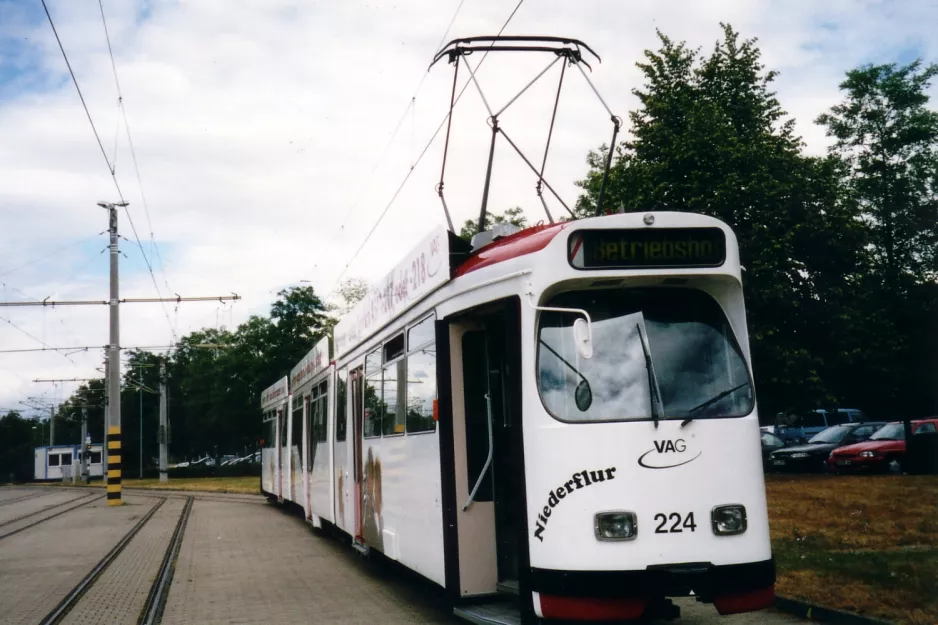 Freiburg im Breisgau Gelenkwagen 224 am Betriebshof West (2003)