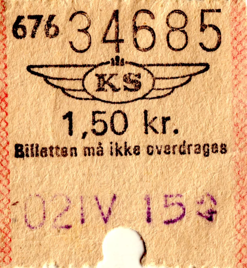 Geradeaus-Fahrkarte: Kopenhagen  (1965)