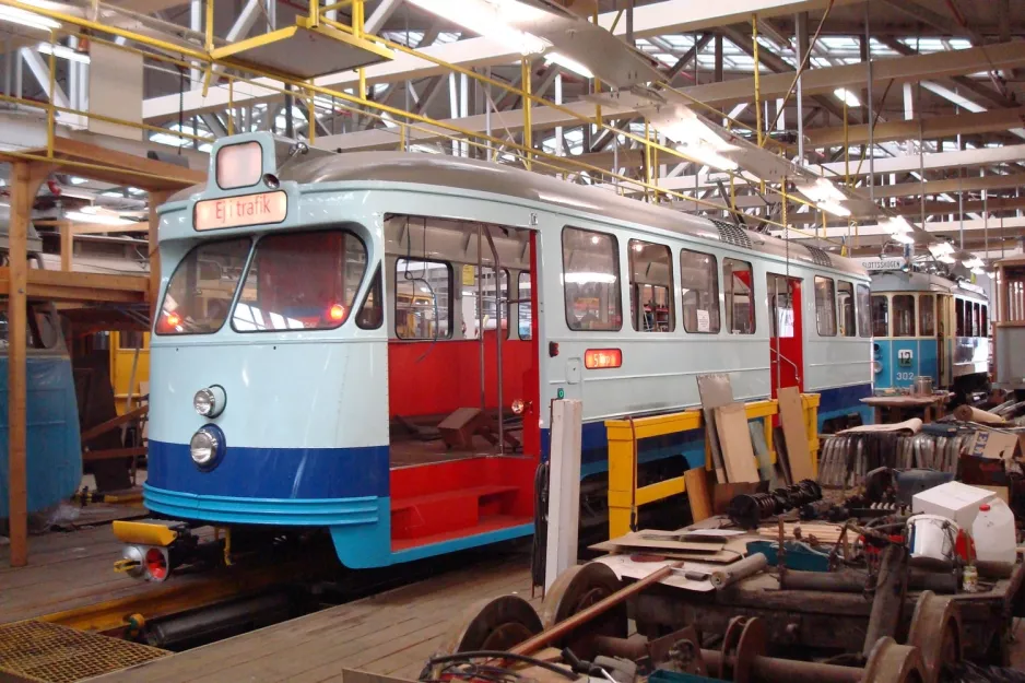 Göteborg Triebwagen 582 innen Gårdahallen (2009)