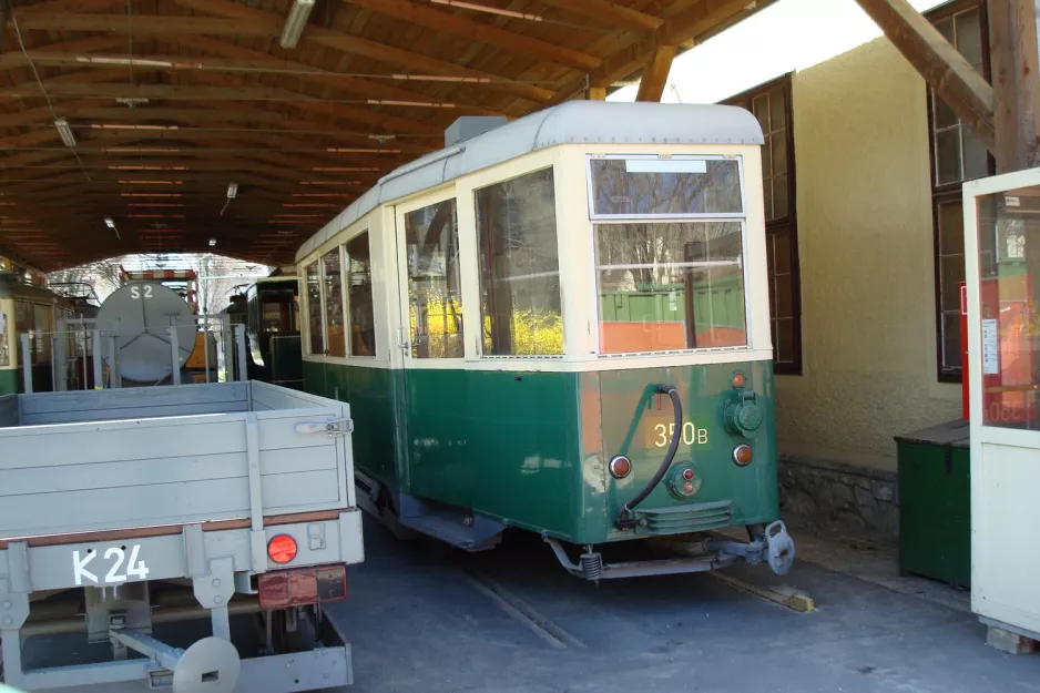 Graz Arbeitswagen K24 im Tramway Museum (2012)