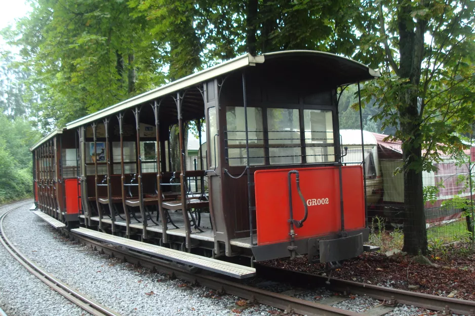 Han-sur-Lesse Beiwagen GR002 am Camping Grottes de Han (2014)