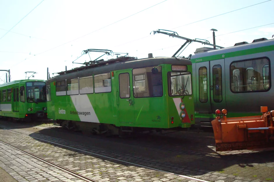 Hannover Arbeitswagen 821 am Döhren / Betriebshof (2014)