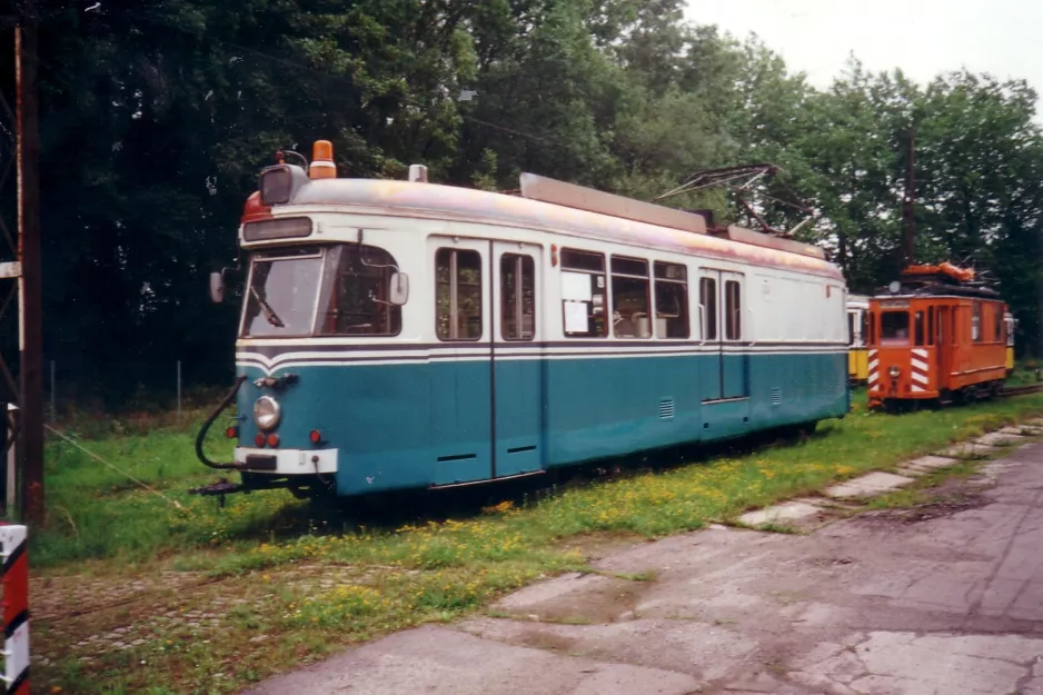Hannover Arbeitswagen 904 auf dem Eingangsplatz Hannoversches Straßenbahn-Museum (2000)