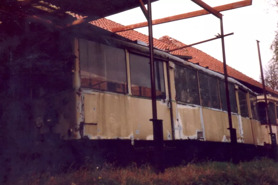 Hannover Beiwagen 103 auf Hannoversches Straßenbahn-Museum (1986)