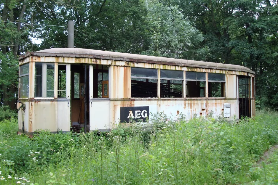 Hannover Beiwagen 1239 am Straßenbahn-Museum (2016)