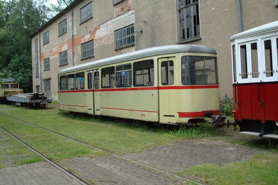 Hannover Beiwagen 1670 am Lager- und Abstelhalle (2010)