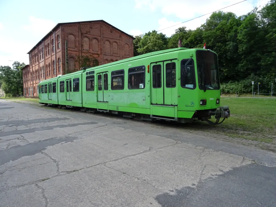 Hannover Gelenkwagen 6129 im Hannoversches Straßenbahn-Museum (2024)