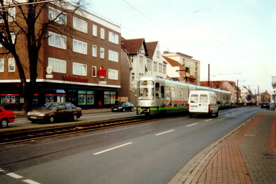 Hannover Straßenbahnlinie 1 auf Hildesheimer Straße (2001)