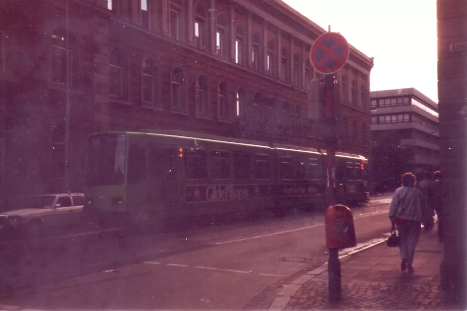 Hannover Straßenbahnlinie 14 auf Joachimstraße (1986)