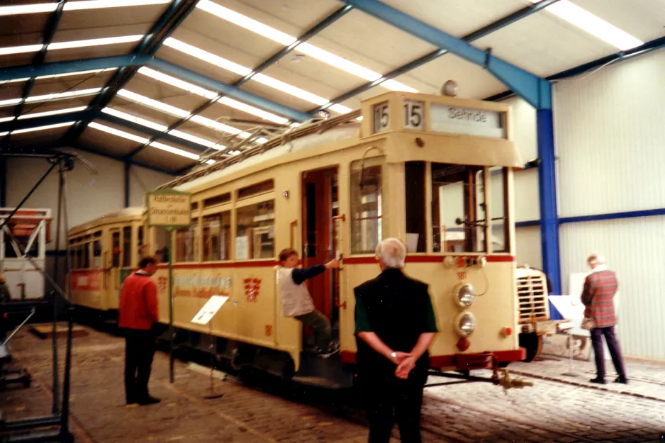 Hannover Triebwagen 181 auf Straßenbahn-Museum (2000)