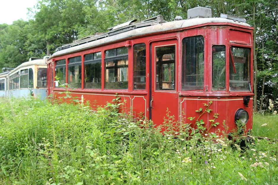 Hannover Triebwagen 223 am Straßenbahn-Museum (2016)