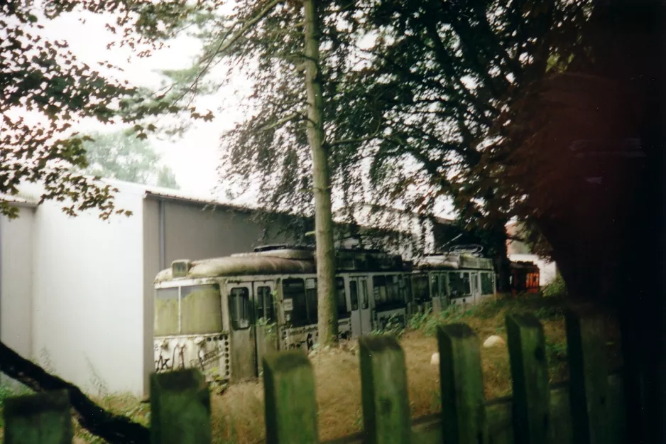 Hannover Triebwagen 247 draußen Straßenbahn-Museum (1998)