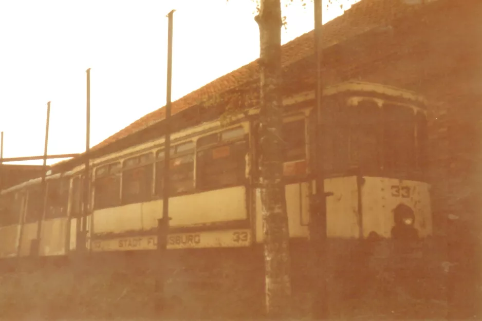 Hannover Triebwagen 33 auf Straßenbahn-Museum (1986)