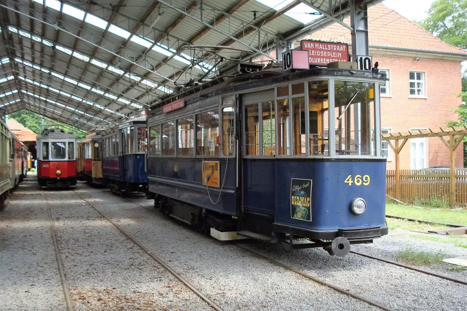 Hannover Triebwagen 469 innen Straßenbahn-Museum (2016)