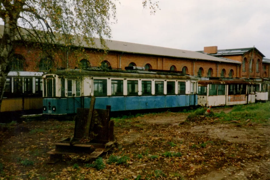 Hannover Triebwagen 603 draußen Straßenbahn-Museum (1986)