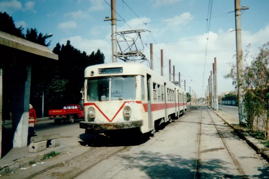 Helwan Straßenbahnlinie 40  am Shadghalto (2002)