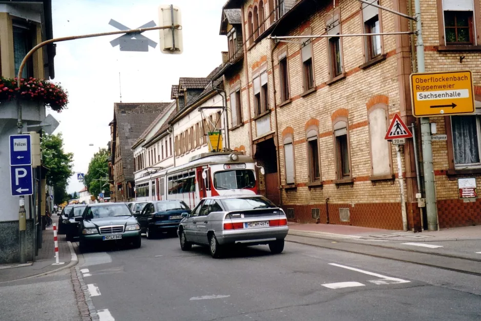 Hirschberg an der Bergstraße Regionallinie 5 nah Großsachsen Bahnhof (2003)