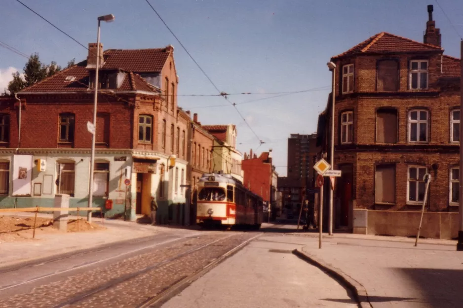 Kiel Straßenbahnlinie 4 nah Augustenstr. (1981)