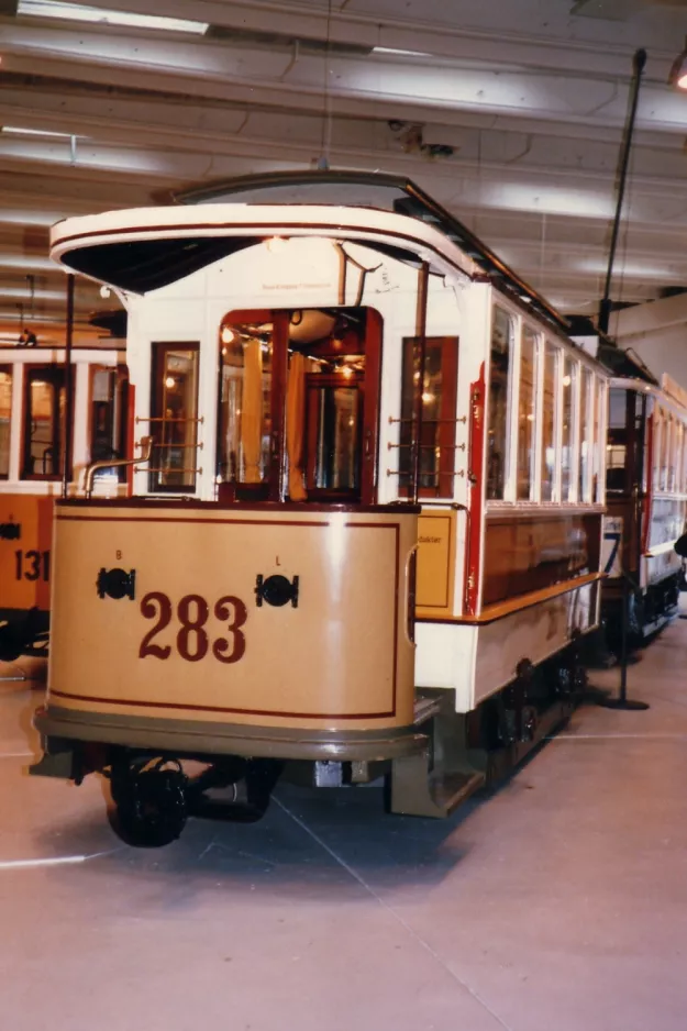 Kopenhagen Beiwagen 283 im HT Museum (1984)