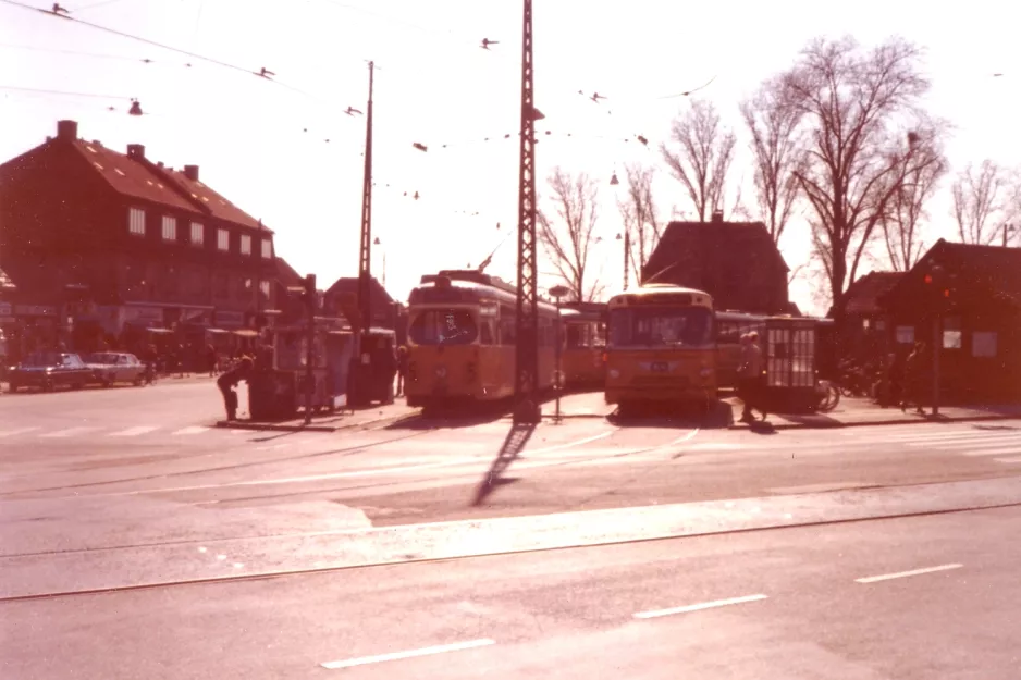 Kopenhagen Straßenbahnlinie 5  im Husum (1972)