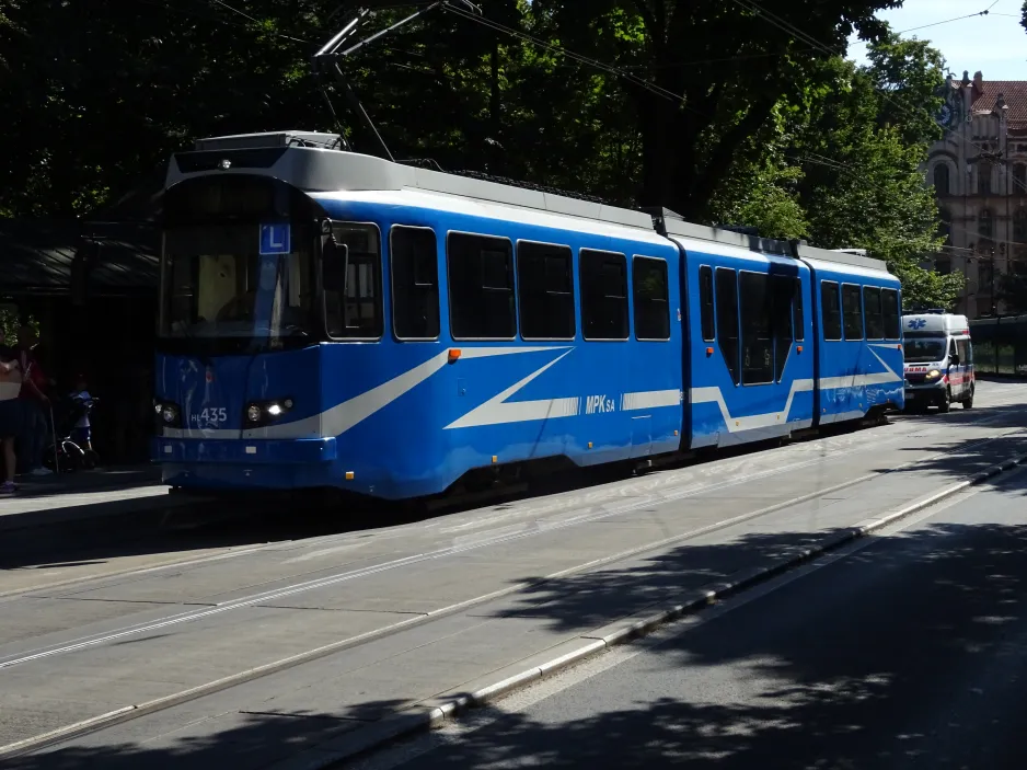 Krakau Fahrschulwagen HL435 am Teatr Bagatela (2024)