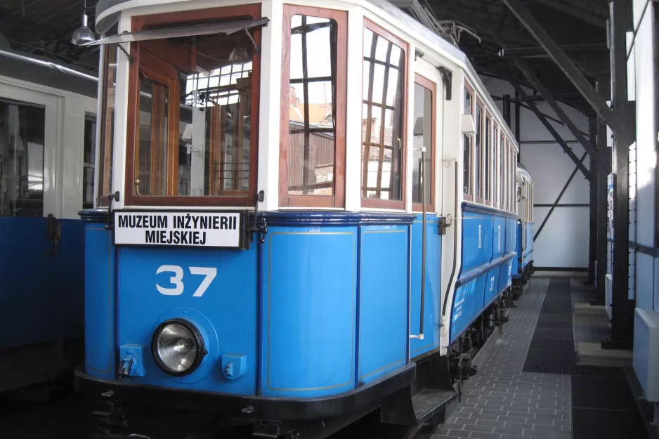 Krakau Triebwagen 37 auf Muzeum Inźynierii Miejskiej (2011)