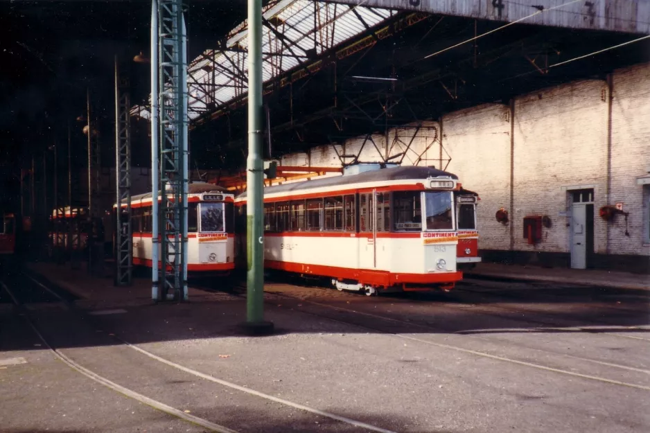 Lille Triebwagen 513 im Depot Saint Maur (1981)