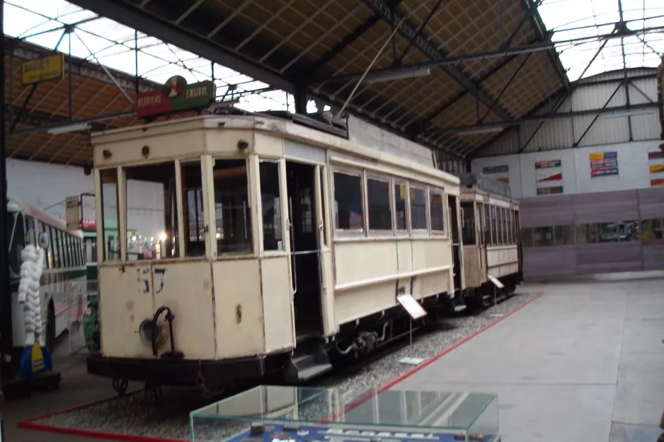 Lüttich Triebwagen 57 im Musée des Transports en Commun (2010)