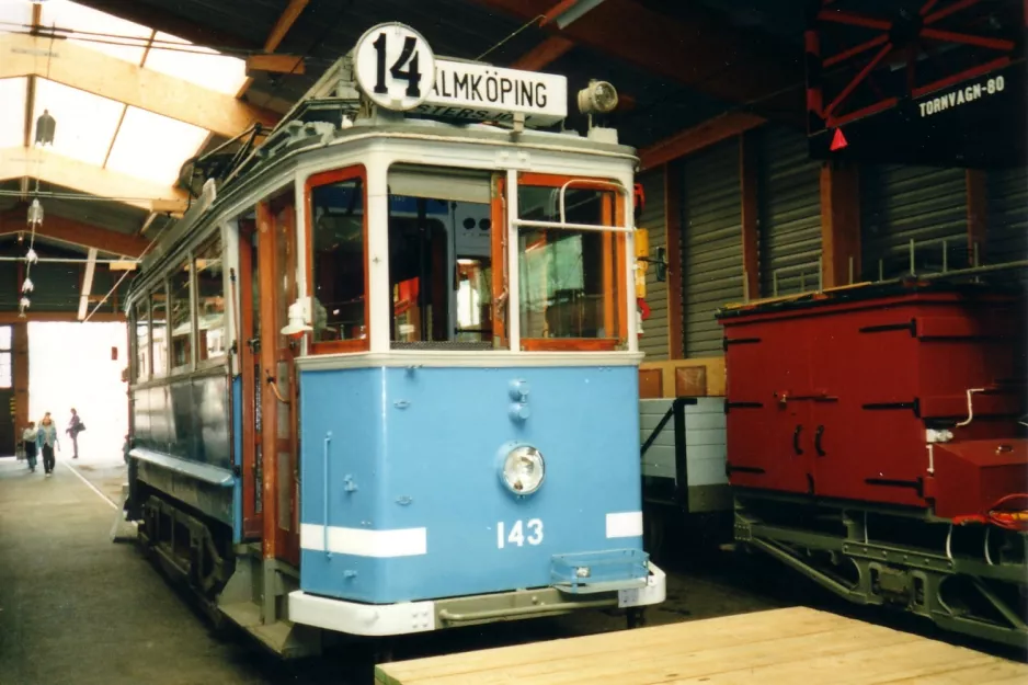 Malmköping Triebwagen 143 innen Hall III (1995)